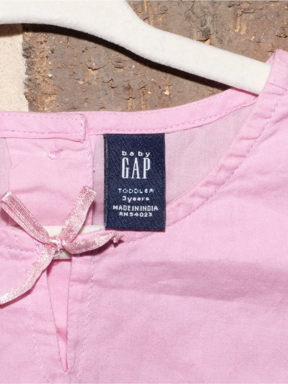 Baby gap pink floral blouse